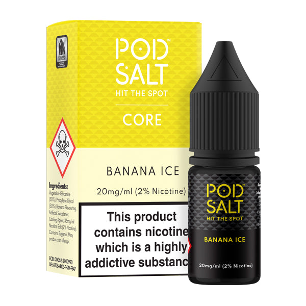 Podsalt Banana Ice Nic Salt E-Liquid - Pod Salt Nicotine Salts Product Image