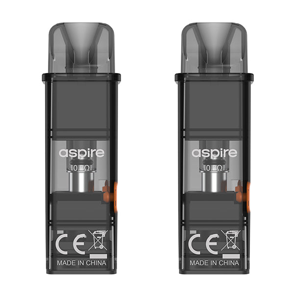 Aspire Gotek Replacement Vape Pods in 0.6Ω and 0.8Ω resistances.