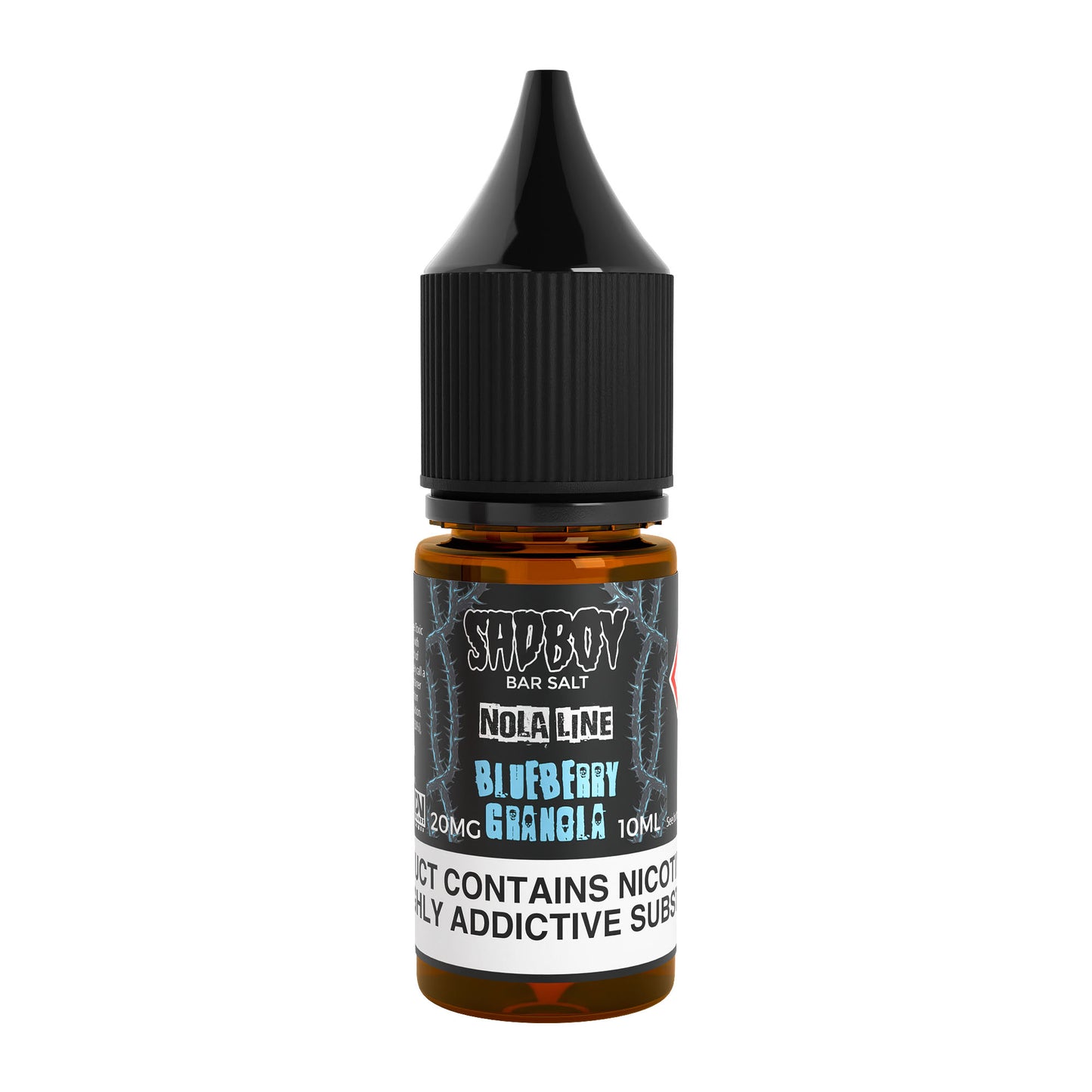 Sad Boy Blueberry Granola Nicotine Salt E-Liquid Product Image - 10mg & 20mg vape liquid by Sad Boy