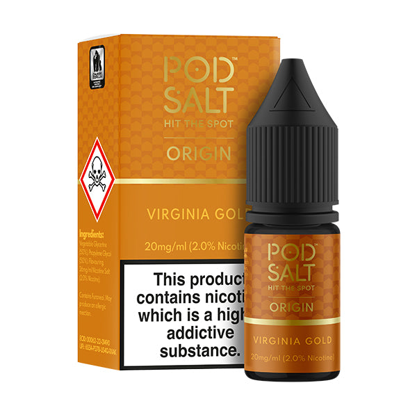 Podsalt Virginia Gold Nic Salt E-Liquid - Pod Salt Nicotine Salts Product Image