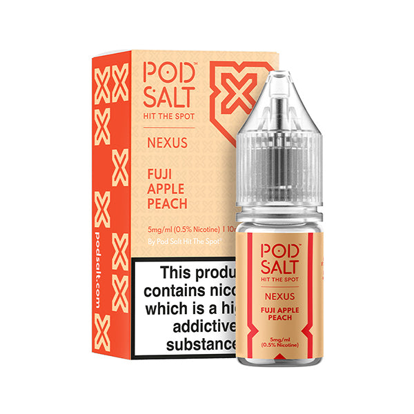 Podsalt Fuji Apple Peach Nic Salt E-Liquid - Pod Salt Nicotine Salts Product Image