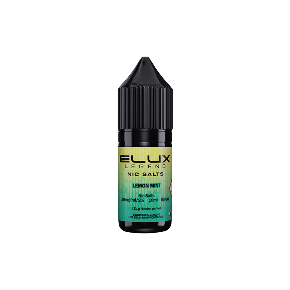 ELUX Legend Lemon Mint Nicotine Salt E-liquid Vape Juice