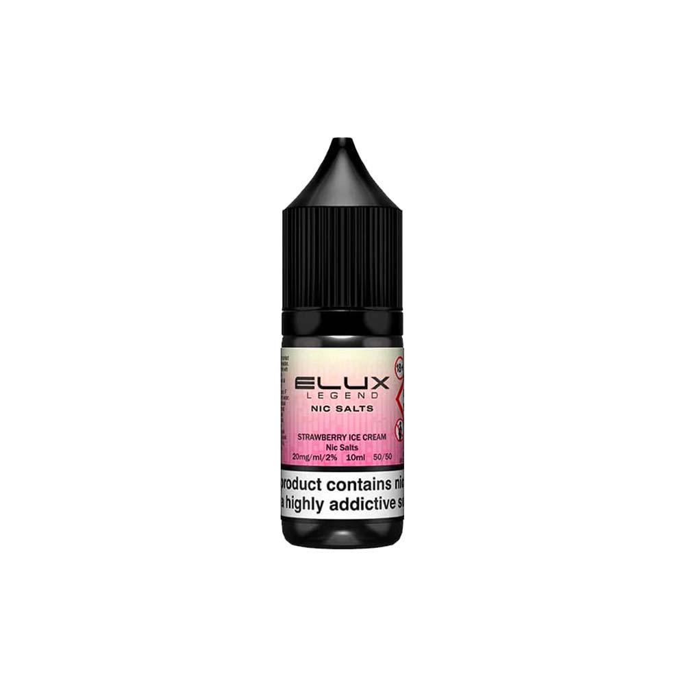 ELUX Legend Strawberry Ice Cream Nicotine Salt E-liquid Vape Juice