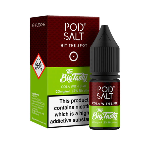 Podsalt The Big Tasty Cola with Lime Nic Salt E-Liquid - Pod Salt Nicotine Salts Product Image