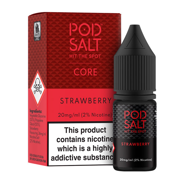 Podsalt Strawberry Nic Salt E-Liquid - Pod Salt Nicotine Salts Product Image