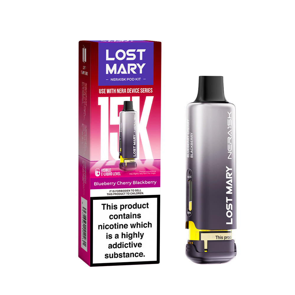 Blueberry Cherry Flavour Lost Mary Nera 15K Replacement Prefilled Pod