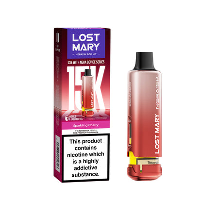 Sparkling Cherry Flavour Lost Mary Nera 15K Replacement Prefilled Pod