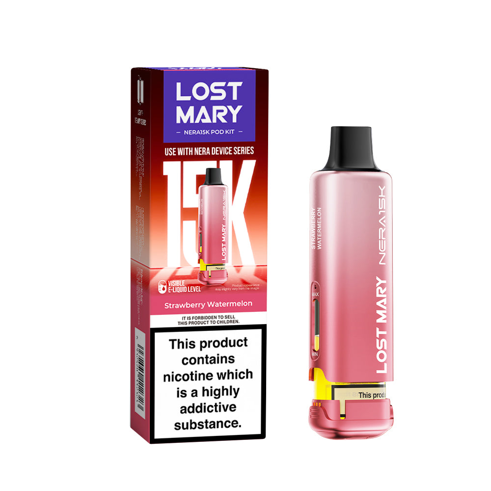Strawberry Watermelon Flavour Lost Mary Nera 15K Replacement Prefilled Pod
