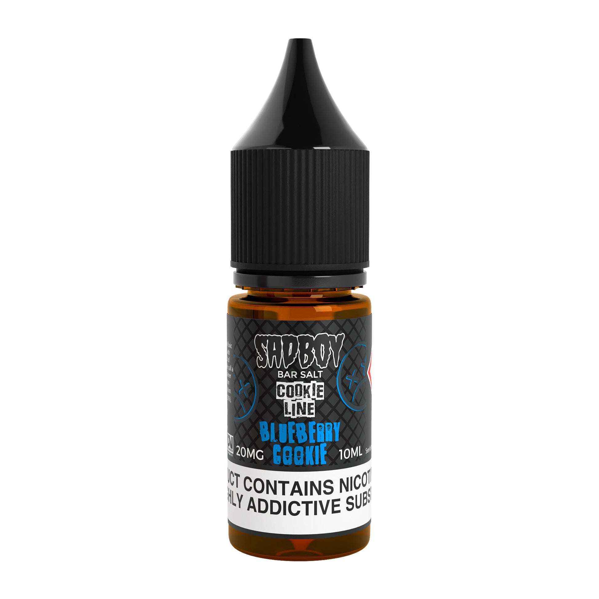 Sad Boy Blueberry Cookie Nicotine Salt E-Liquid Product Image - 10mg & 20mg vape liquid by Sad Boy