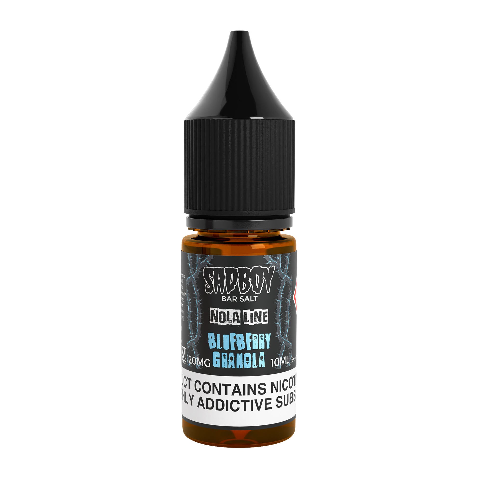 Sad Boy Blueberry Granola Nicotine Salt E-Liquid Product Image - 10mg & 20mg vape liquid by Sad Boy