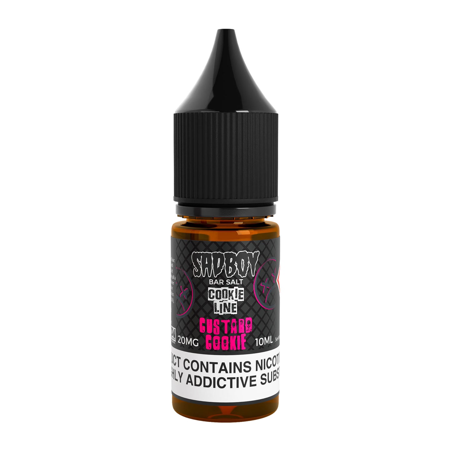 Sad Boy Custard Cookie Nicotine Salt E-Liquid Product Image - 10mg & 20mg vape liquid by Sad Boy