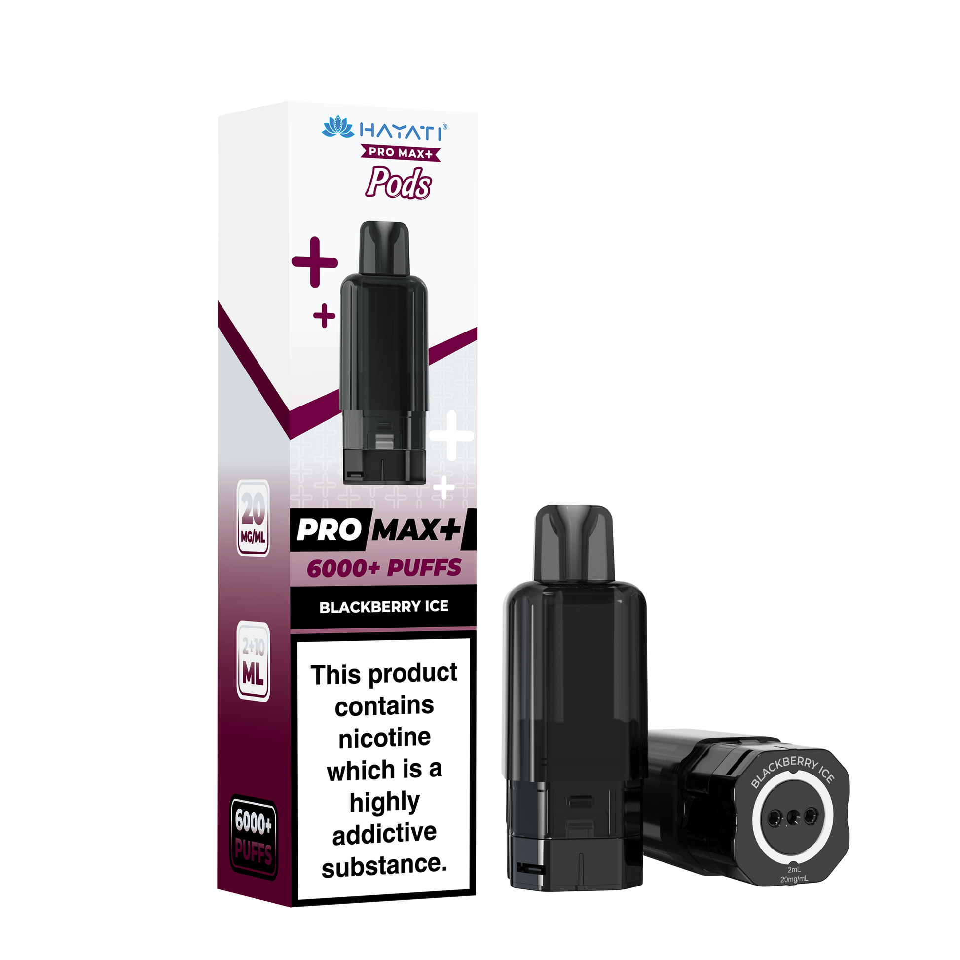 Hayati Pro Max+ 6K Prefilled Pod - Blackberry Ice
