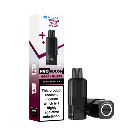 Hayati Pro Max+ 6K Prefilled Pod - Blackberry Ice