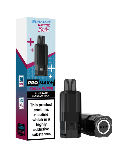 Hayati Pro Max+ 6K Prefilled Pod Blue Razz Blackcurrant