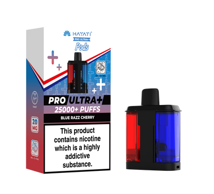 Hayati Pro Ultra+ 25K Replacement Prefilled Pods - Blue Razz Cherry
