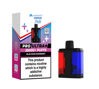 Hayati Pro Ultra+ 25K Replacement Prefilled Pods - Blue Sour Raspberry