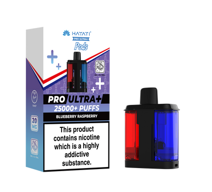 Hayati Pro Ultra+ 25K Replacement Prefilled Pods - Blueberry Raspberry
