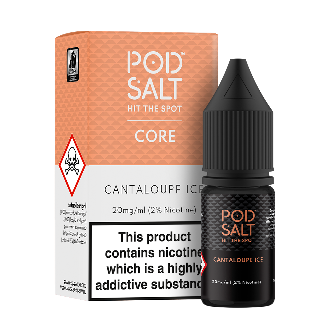 Podsalt Canteloupe Ice Nic Salt E-Liquid - Pod Salt Nicotine Salts Product Image