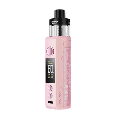 VooPoo Drag S2 Vape Pod Kit Glow Pink