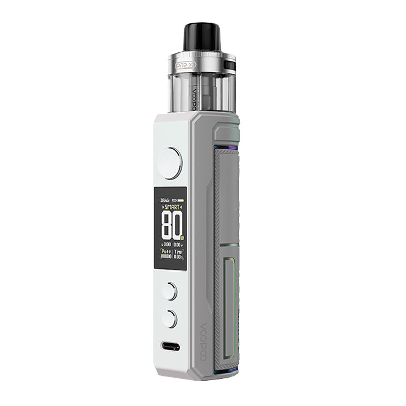 VooPoo Drag X2 Vape Pod Kit Pearl White