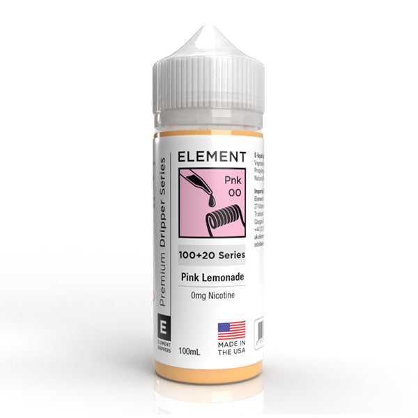 Element Pink Lemonade Shortfill 100ml Bottle - With 20ml Nic Shot Space