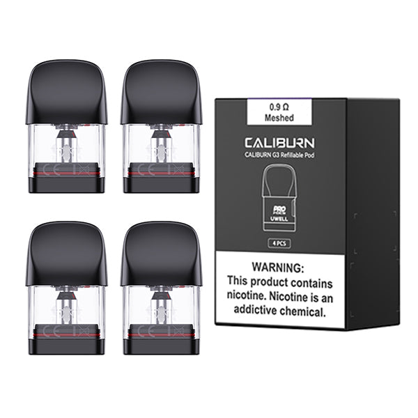 Uwell Caliburn G3 Refillable Replacement Pods - 0.9Ω