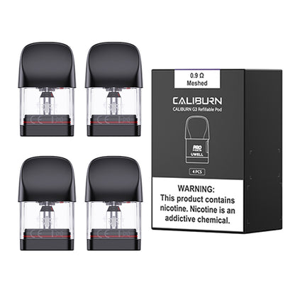 Uwell Caliburn G3 Refillable Replacement Pods - 0.9Ω