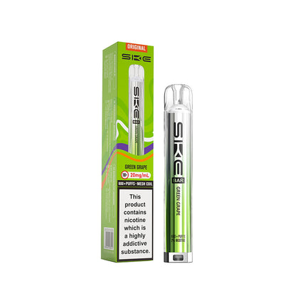 Green Grape Ske Bar 600 Prefilled Pod Kit Disposable Alternative