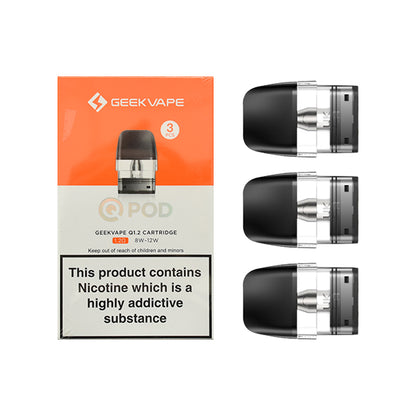Geekvape Q Pods - 1.2ohm top filling