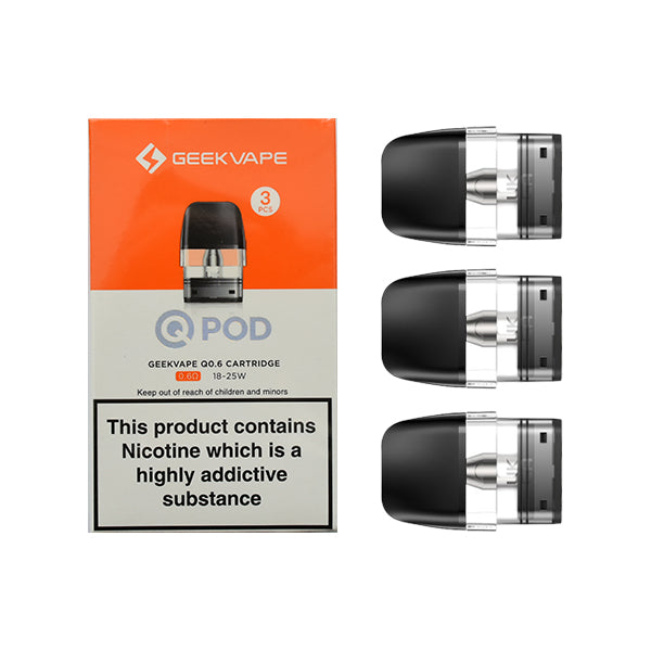 Geekvape Q Pods - 0.6ohm top filling