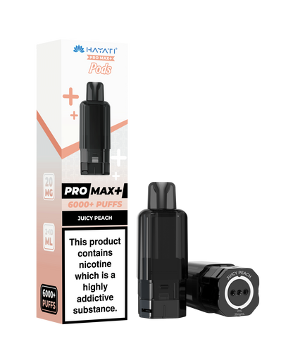 Hayati Pro Max+ 6K Prefilled Pod - Juicy Peach
