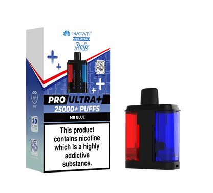 Hayati Pro Ultra+ 25K Replacement Prefilled Pods - Mr Blue