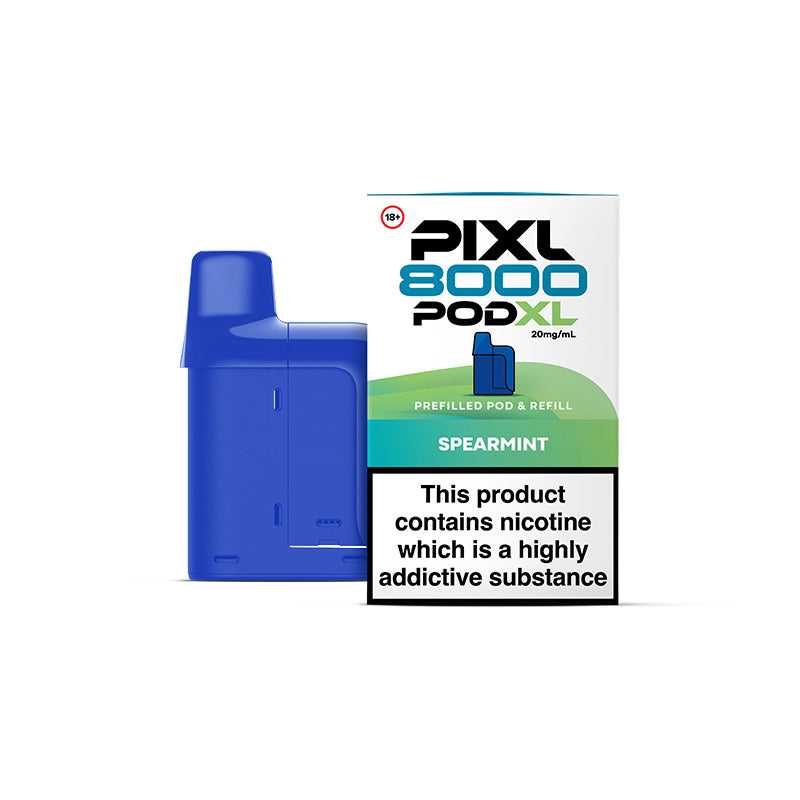 Pixl 8000 prefilled pod and refill container - Spearmint