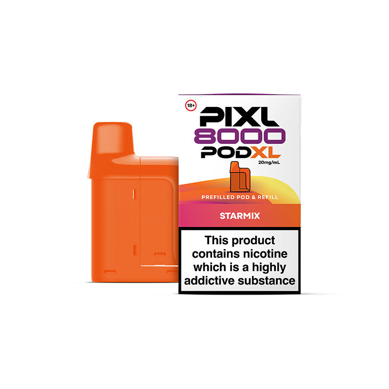 Pixl 8000 prefilled pod and refill container - Starmix