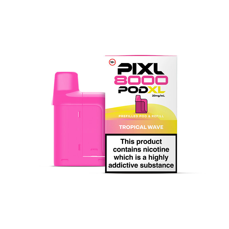 Pixl 8000 prefilled pod and refill container - Tropical Wave