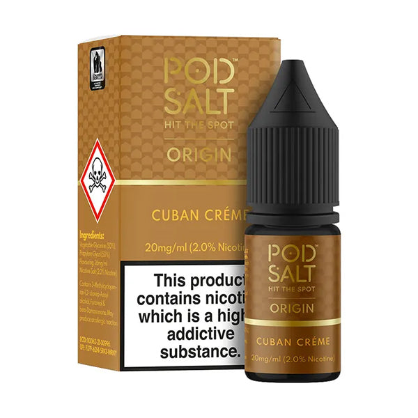 Podsalt Cuban Creme Nic Salt E-Liquid - Pod Salt Nicotine Salts Product Image