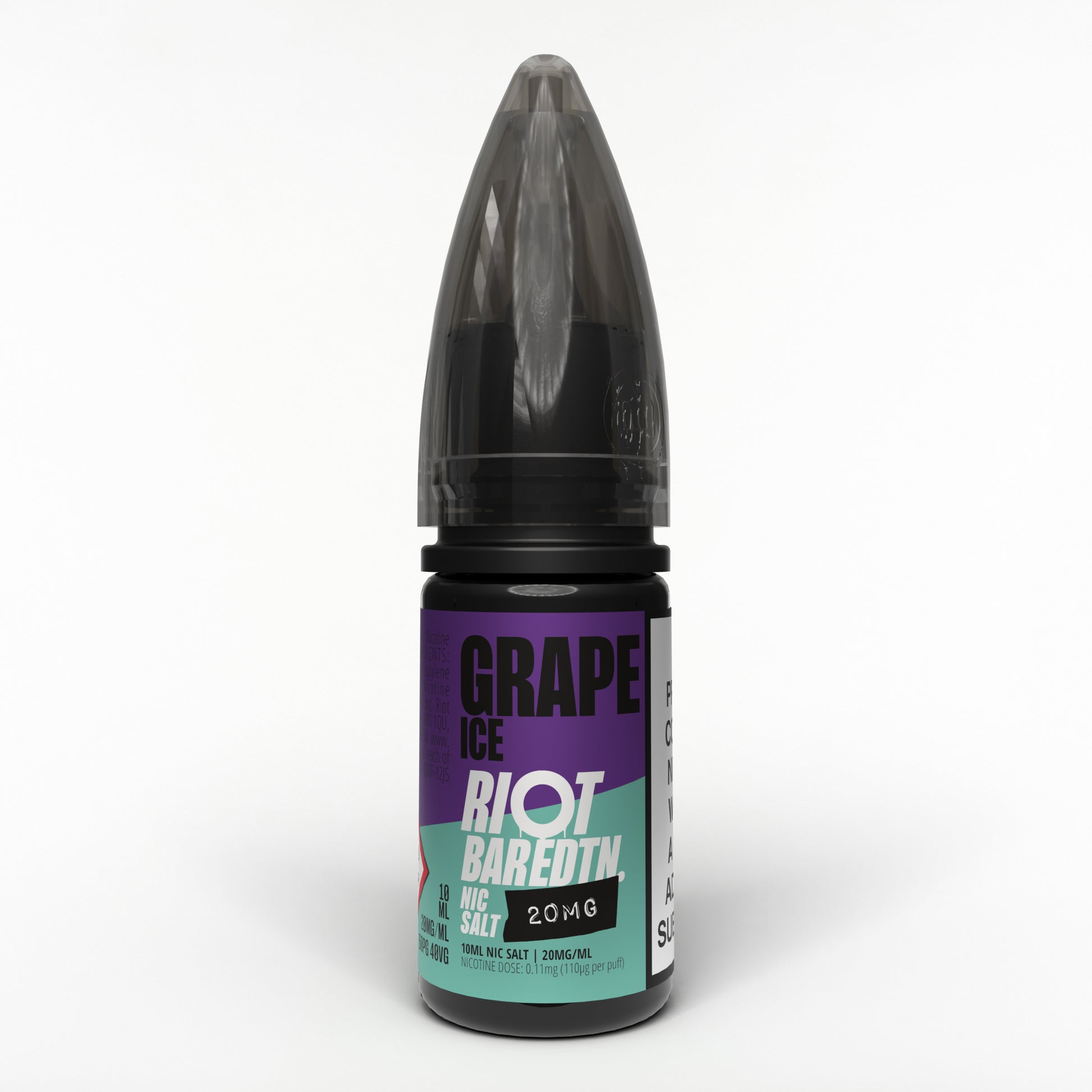 Riot Bar Edition Grape Ice Nic Salt - 10ml Bar Edtn Nicotine Salt