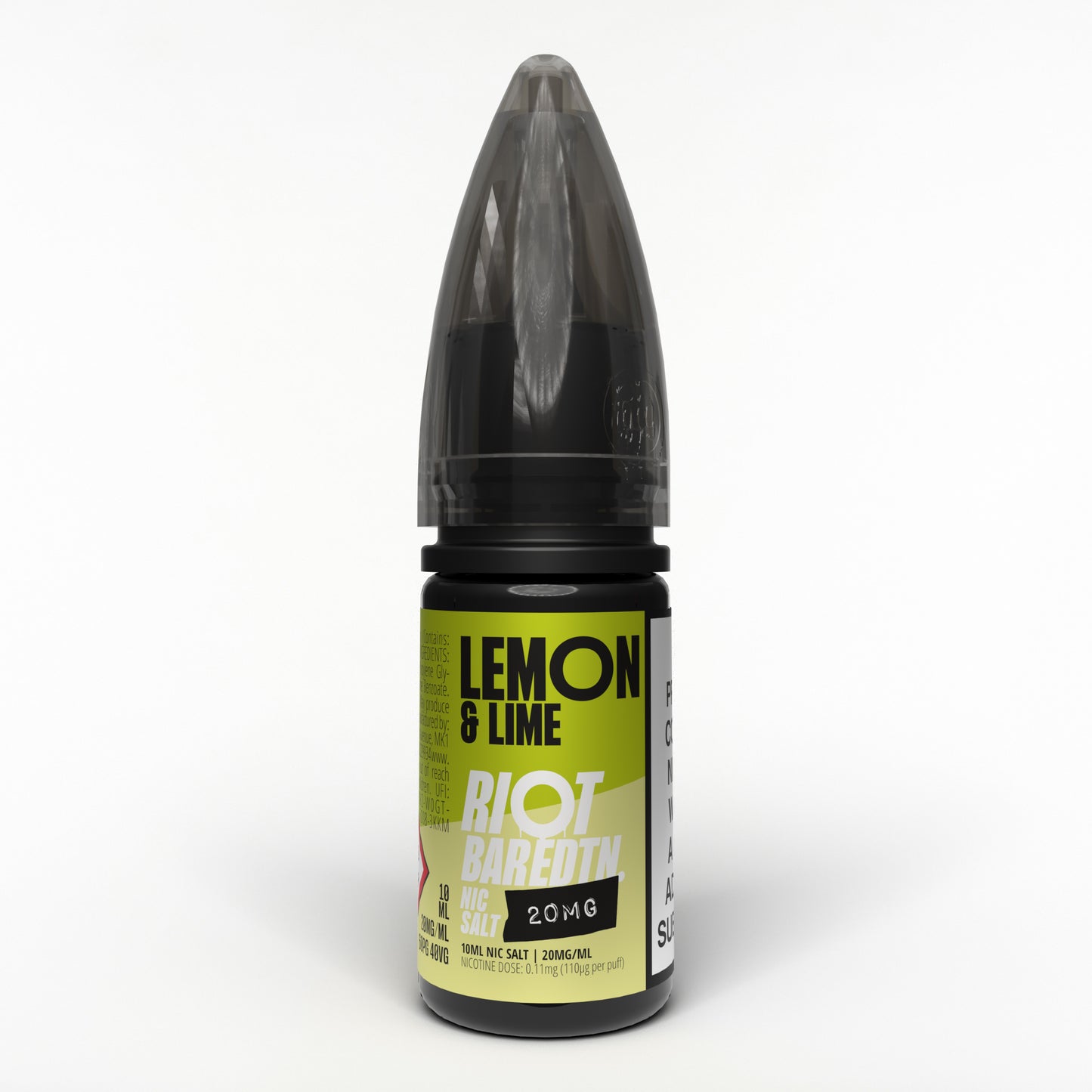 Riot Bar Edition Lemon & Lime Nic Salt - 10ml Bar Edtn Nicotine Salt