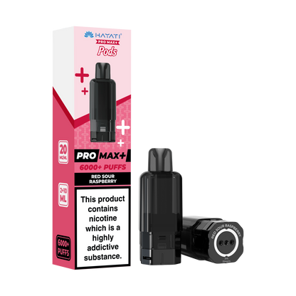 Hayati Pro Max+ 6K Prefilled Pod - Red Sour Raspberry