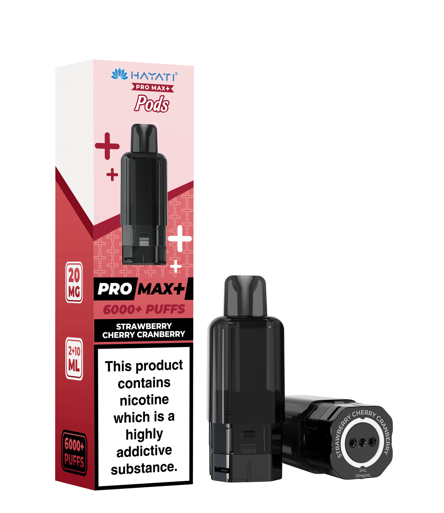 Hayati Pro Max+ 6K Prefilled Pod - Strawberry Cherry Cranberry