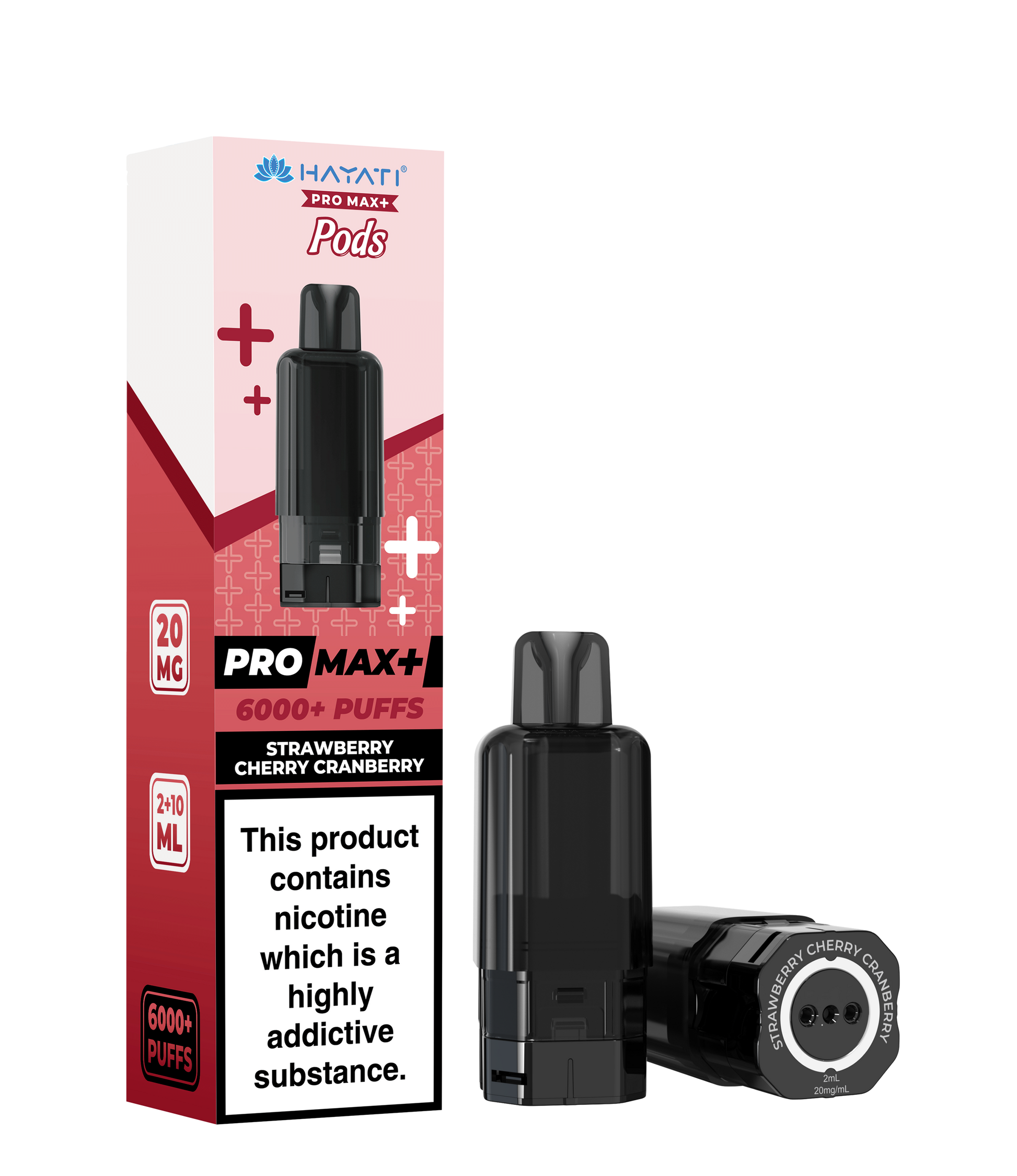 Hayati Pro Max+ 6K Prefilled Pod - Strawberry Cherry Cranberry