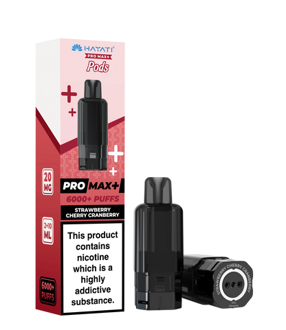 Hayati Pro Max+ 6K Prefilled Pod - Strawberry Cherry Cranberry
