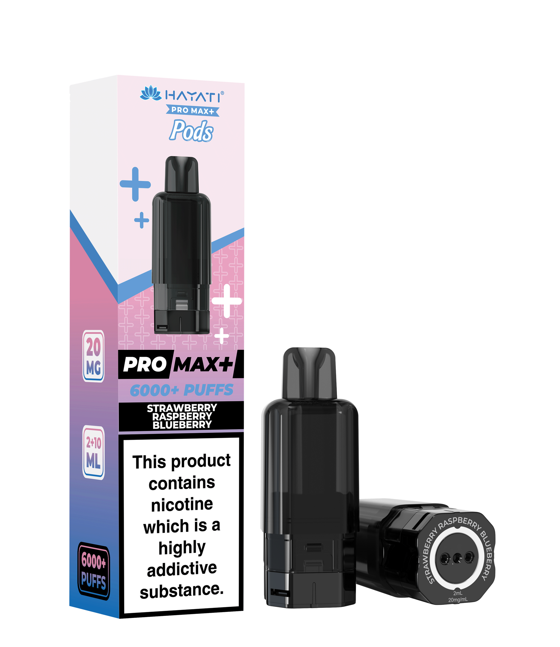 Hayati Pro Max+ 6K Prefilled Pod - Strawberry Raspberry Blueberry