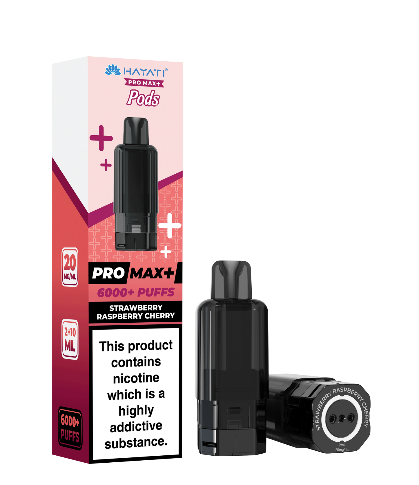 Hayati Pro Max+ 6K Prefilled Pod Strawberry Raspberry Cherry