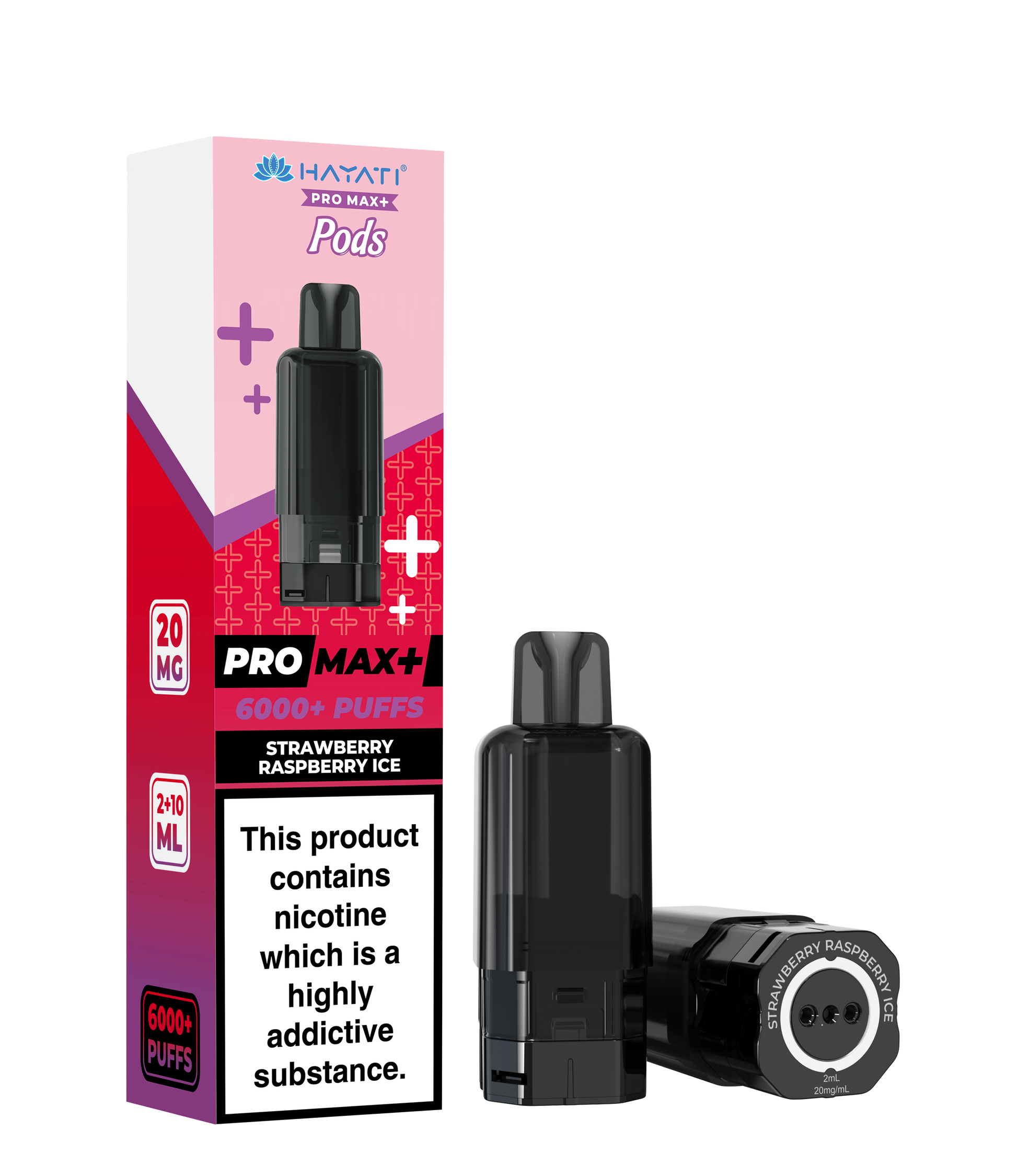 Hayati Pro Max+ 6K Prefilled Pod - Strawberry Raspberry