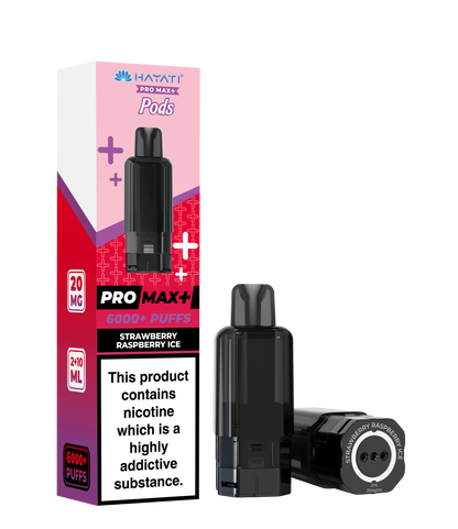 Hayati Pro Max+ 6K Prefilled Pod - Strawberry Raspberry