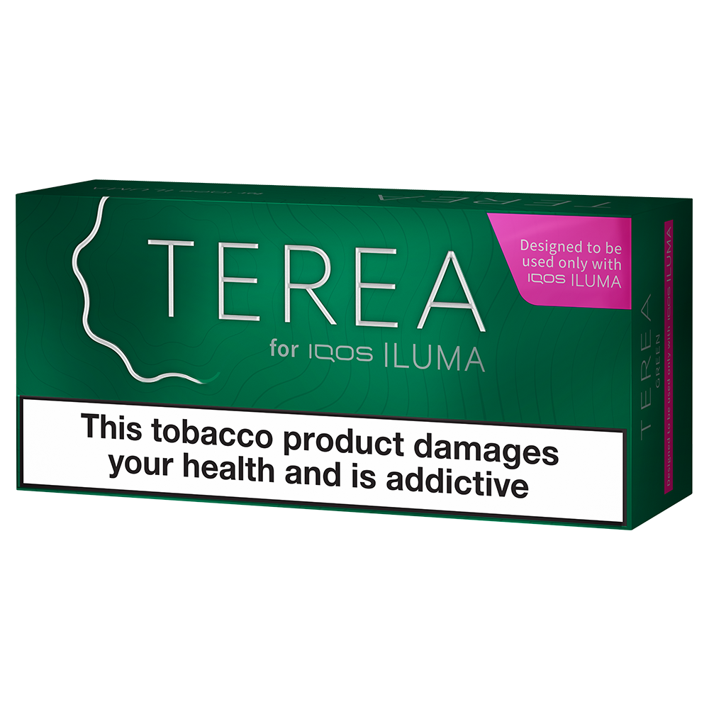IQOS TEREA Heated Tobacco Sticks - Green - Regular 