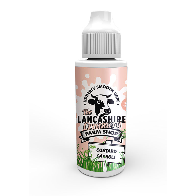 Lancashire Creamery Farm Shop Custard Cannoli Shortfill 100ml E-liquid