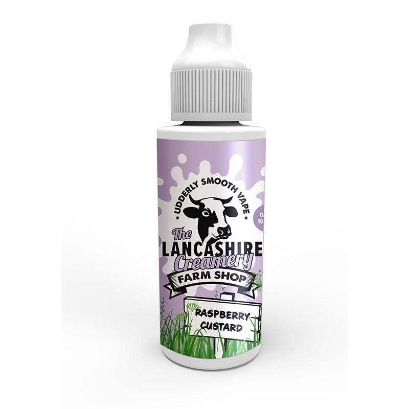 Lancashire Creamery Farm Shop Raspberry Custard Shortfill 100ml E-liquid