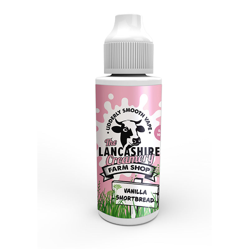 Lancashire Creamery Farm Shop Vanilla Shortbread Shortfill 100ml E-liquid